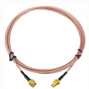 Grosir kabel ekstensi 3 kaki 1m SMA laki-laki ke SMA perempuan kehilangan rendah kabel Jumper Coalxial kabel Pigtail 316