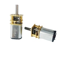 Moteur à engrenages CC GA12-N20 3V 145 tr/min 12mm, mini moteur à réducteur à balais 213mA avec capuchon en fer pour serrure intelligente, jouet, robot