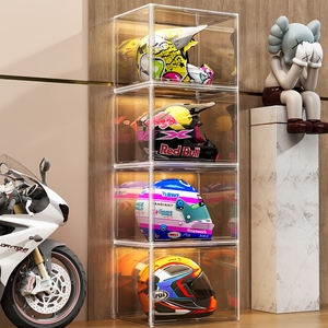 Transparent Acrylic <strong>Plastic</strong> Garage <strong>Kit</strong> Organizer 45*33*33cm Clear Door Display Collection Box for <strong>Model</strong> Toy Doll - Product Image 3