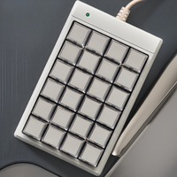 LIF MKB20U 20-Key Full Programmable Mini Numeric Keypad Bahan ABS Warna Hitam Garansi 1 Tahun untuk PC & Tablet Antarmuka USB