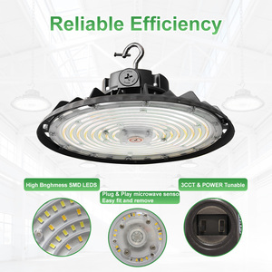Projecteur LED UFO 240W pour Grandes Nausseurs AC277-480V 3CCT Réglable Stock Local US <span class=keywords><strong>Éclairage</strong></span> Commercial <span class=keywords><strong>Industriel</strong></span> pour Ateliers - Product Image 6