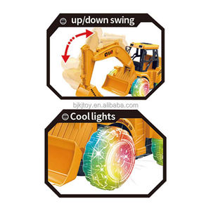 Excavadora eléctrica para niños, <span class=keywords><strong>juguete</strong></span> con luz Flash, música, rotación <span class=keywords><strong>de</strong></span> coche, vehículo <span class=keywords><strong>de</strong></span> ingeniería Universal, camión <span class=keywords><strong>de</strong></span> <span class=keywords><strong>juguete</strong></span> - Product Image 3