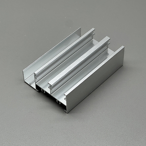 Perfiles de Extrusión de Aluminio con Precio de Fábrica de Foshan, Anodizado Cepillado 6063 T5, Perfiles de Aluminio <span class=keywords><strong>para</strong></span> Construcción de Marcos de Ventanas - Product Image 1