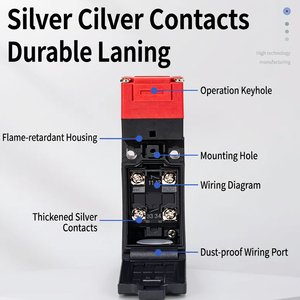 Interruptores de seguridad para puertas HLGK D4NS-4DF D4NS-2DF D4NS-1DF D4NS-4CF D4NS-2CF D4NS-4BF D4NS-2BF D4NS-1CF D4NS-2AF D4NS-1BF D4NS Bu - Product Image 5