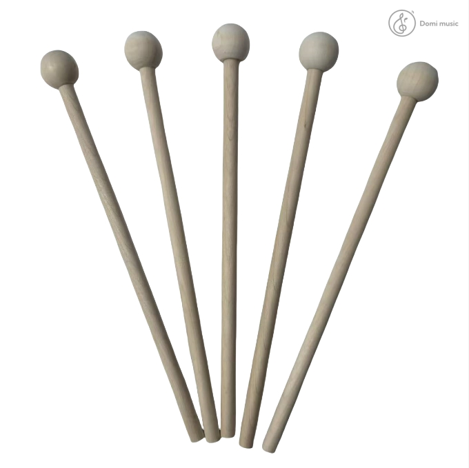 Durable Wooden Hammer Toy Ball Stick Xylophone Drum Mallets Percussion Stick Wood Dowels with Ball Price