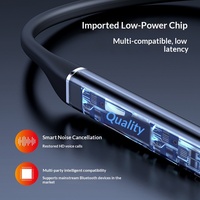 Écouteurs sans fil S720 à tour de cou pour tous les téléphones 5.0, son haute fidélité, suppression du bruit double oreille