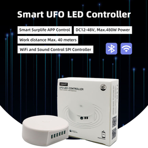 DC12-48V RGBW Smart <strong>Wifi</strong> UFO <strong>LED</strong> Strip Light <strong>Controller</strong> 4 Channels Timing Function Group Control Music Mode Work Alexa Google - Product Image 2