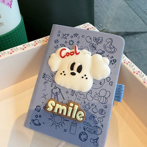 Carnet <span class=keywords><strong>de</strong></span> notes mignon motif chiot <span class=keywords><strong>de</strong></span> dessin animé, journal créatif pour étudiant, design chien Kawaii, esthétique élevée, carnet <span class=keywords><strong>de</strong></span> mémos féminin, journal intime, papeterie, cadeau - Product Image 5