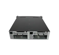 Boîtier de serveur système AI 2U Double Mini ITX avec interface IO Châssis de serveur 4U Hot Plug Ventilateur en plastique inclus en stock