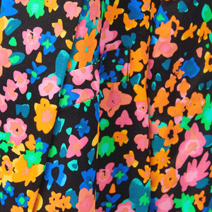Recién llegado, chaqueta con forro estampado de flores para primavera y otoño, chaqueta con solapa de manga larga y bolsillos con botones para ropa informal - Product Image 6