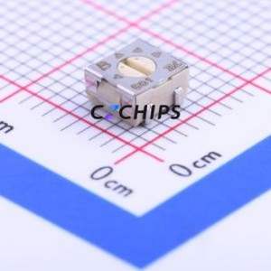 ตัวต้านทาน3314J-1-501E ปรับได้/โพเทนชิโอมิเตอร์ SMD, ตัวต้านทาน4.5x4.5มม. 500Ohm 20% 250mW 100ppm/℃ - Product Image 1