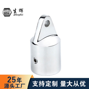 Tapa Deslizante Triangular Brillante de 22MM, 25MM, 30MM, de Acero Inoxidable Pulido Espejo, Accesorio para Toldo de Barco, Conexión para Tubería - Product Image 2