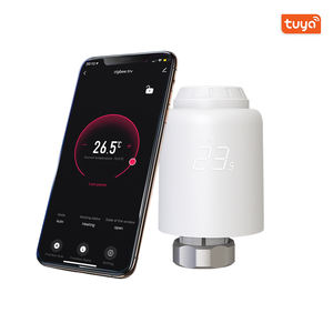 Glomercado termostático inteligente wifi/<span class=keywords><strong>zigbee</strong></span>, trv sem fio, radiador digital, termostato para o sistema de aquecimento elétrico, válvula - Product Image 2