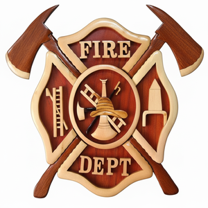 Xyj − logo sculpté en bois sculpté à prix abordable, logo en forme ronde, sculpté, données en or 99 - Product Image 1