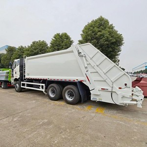 Camion compacteur de déchets diesel FAW 6x4, capacité du réservoir de 20T, camion compacteur de déchets hydraulique - Product Image 1