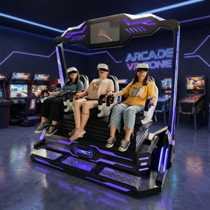 Système d'arcade de réalité virtuelle à mouvement complet Ultimate 3-Seat VR Gaming Pod avec écran tactile - Product Image 4