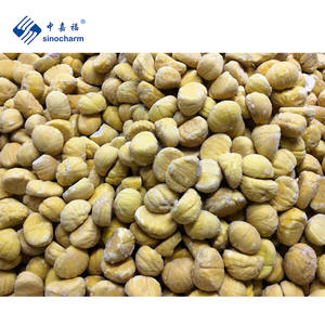 Sinocharm BRC-A prix de gros 100-180pcs/1kg entier IQF chinois cuit châtaigne Brix>12 châtaigne pelée congelée par norme européenne - Product Image 3