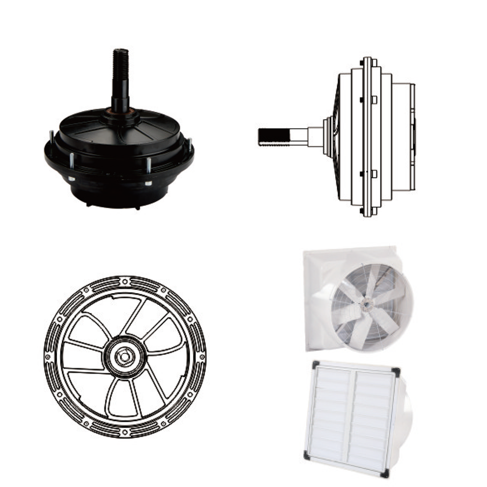 BLDC External Rotor Motor for HVAC - High Torque Compact & Quiet Motor ...