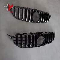 Grille C63 de haute qualité pour Mercedes Benz W205 modifiée en maille de calandre de pare-chocs avant 2016 C63 Black GT Style