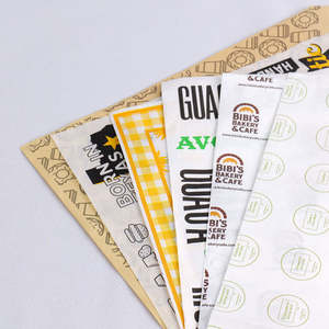 Biodegradable Food <b>Wax</b> <b>Paper</b> Hamburger Sandwich Wraps Custom Greaseproof Wrapping <b>Paper</b> of Brown Kraft <b>Paper</b> - Product Image 5