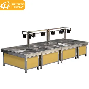 Customized Superstore display retail goods shelves Produce Display racks for Fruit & Vegetable