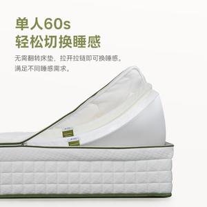 <b>Memory</b> <b>Foam</b> Independent Spring Mattress Medium Firmness Single Size With Zipper For Easy Sleep Feel Switching - Product Image 1