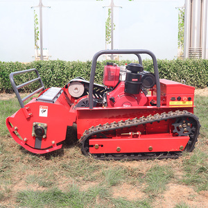 Free Shipping Diesel Engine Small <b>Robot</b> Grass Cutter Cutting Width 800mm 1000mm 1200mm <b>Remote</b> <b>Control</b> Crawler Lawn Mower - Product Image 2