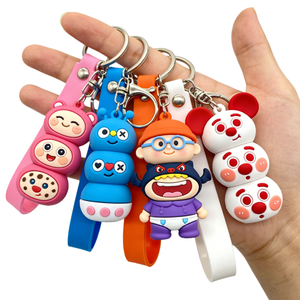 Fabricant de porte-clés en PVC personnalisés avec logo 3D, échantillon gratuit, porte-clés en silicone souple 2D et 3D, porte-clés en PVC personnalisés à bas prix - Product Image 1