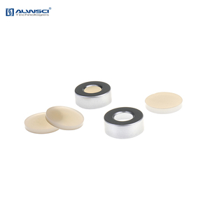 20mm mở đầu nhôm uốn <span class=keywords><strong>cap</strong></span> (10mm lỗ) với 20mm tự nhiên PTFE/Trắng Silicone septa 3mm dày - Product Image 5