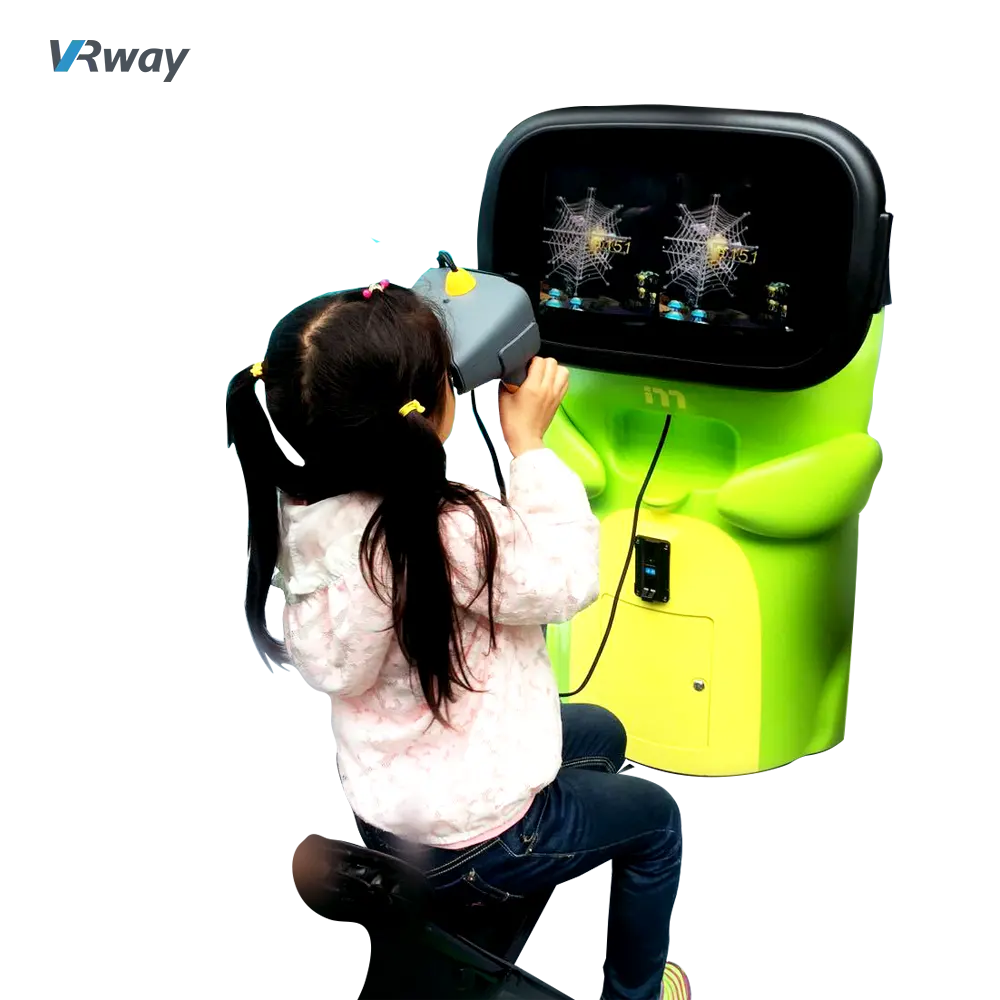 Küçük <span class=keywords><strong>iş</strong></span> fırsatları VR çocuklar jetonlu oyun makinesi Video el 9D VR oyun salonu oyun makinesi satılık