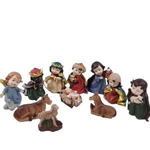 Set di <span class=keywords><strong>presepe</strong></span> internazionale antico materiale resina classica collezione scena di natale - Product Image 4