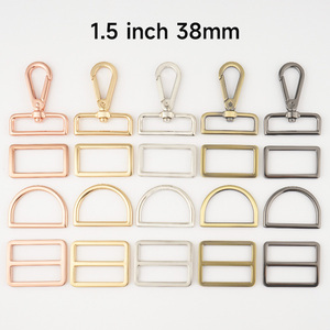 3/4 "1" 1.5 "Kim Loại Xoay Snap <span class=keywords><strong>Hooks</strong></span> D Vòng Trượt Khóa 20 25 38Mm Có Thể Điều Chỉnh Pin Khóa Kim Loại Túi Khóa Cho Túi Xách Máy Tính Xách Tay - Product Image 4