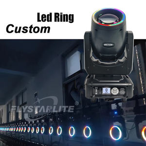 <span class=keywords><strong>Lyre</strong></span> DMX512 Flystar 230W Mini <span class=keywords><strong>7R</strong></span> à tête mobile LED avec anneau pour scène DJ, idéale pour mariages, fêtes, événements, clubs et applications en entrepôt - Product Image 2