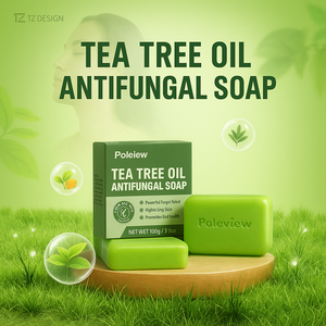 Tùy chỉnh FSC đóng <span class=keywords><strong>g</strong></span>ói cpsr thành phần thảo dược dầu cây trà kháng nấm Thanh xà phòng cho mặt & cơ thể mụn kháng khuẩn - Product Image 5