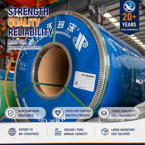 409L Embossed 0.3mm x 1000mm ID 610mm Skin Passed GB T3280 Stainless Steel Coil with Excellent Formability - Product Image 1