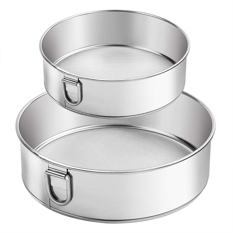 Flour Sifter Baking Stainless Steel Fine