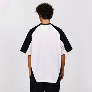 T-shirt pour homme de haute qualité, été, décontracté, coupe ample, design surdimensionné, manches courtes épaisses, lettres imprimées épaisses, 100% coton - Product Image 2