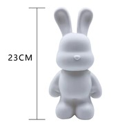 Usine En Gros DIY Fluide Ours À La Main Lapin Porte-clés 23cm/33cm/53cm PVC Fluide Lapin pour Enfants Avec Verser La Peinture
