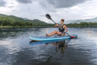 Bestway 6532B Ensemble de planche à pagaie gonflable 2-en-1 et de kayak 3.05 m X 84 cm X 15 cm