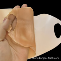 Masque facial en tissu élastique hydrogel pour le golf, transfrontalier, qui améliore les muscles du visage, réduit les plis nasogéniens, raffermit et est prêt pour le maquillage