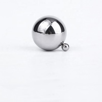 19mm 25mm 32mm 38mm 50mm miroir poli petites boules creuses en acier inoxydable pour la décoration
