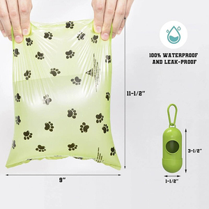Emballage bio écologique personnalisé de luxe de qualité supérieure dégradable certifié compostable sac à déchets de merde de chien chat - Product Image 5