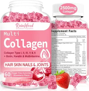 Rainwood High Quality Supplement Collagen OEM Collagen Gummies
