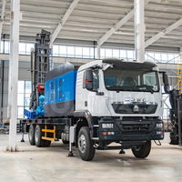 Camion robuste et résistant avec équipement de forage de puits profond, disponible en stock, certifié CE