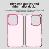 Étui de protection anti-chute et anti-rayures multi-couleurs Macaron, finition mate résistante à l'huile pour Honor 600/600 Pro/600 Lite