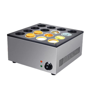 Commercial <span class=keywords><strong>pas</strong></span> <span class=keywords><strong>cher</strong></span> Obanyaki 2025 dernier 12 trous gaz haricot rouge gâteau fabricant roue tarte gâteau Obanyaki faisant la Machine à vendre - Product Image 1