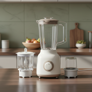 Nouveauté : Ensemble mixeur électrique pour smoothies et batteur sur socle, capacité de 1,6 L, 4 lames, 2 vitesses, usage domestique, style <span class=keywords><strong>KitchenAid</strong></span> - Product Image 4