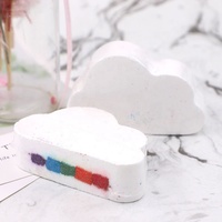 Fabricant d'équipement d'origine Marque distributeur Ensemble de bombes de bain arc-en-ciel bio arc-en-ciel coloré grand nuage licornes pour enfants