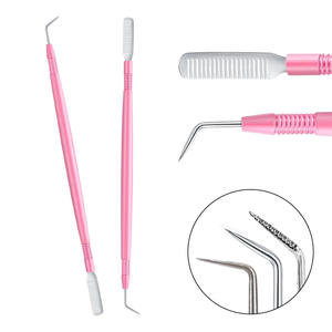Outils de lifting des cils roses pour femmes, meilleur acier léger, meilleur design, logo personnalisé, outil de lifting des cils de haute qualité, Bahasa Pro - Product Image 5