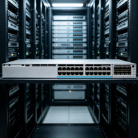 Cisco C9300X-12Y-E Switch de gestión simplificada de 12 puertos 25G SFP28 apilable, automatizado, de capa 3 para redes empresariales